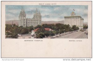 Hotel Utah and Masonic Temple Salt Lake City Utah