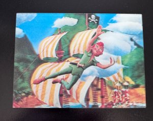 Vintage 1966 Walt Disney Peter Pan 3D Lenticular Postcard - W.C. Jones - Japan