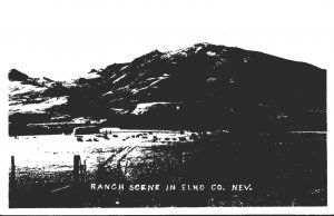 Nevada Elko County Ranch Scene Real Photo