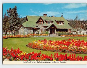 Postcard Administration Building, Jasper, Canada