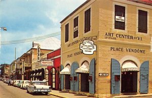 Shops Along Main Street St Thomas Virgin Islands Postcard