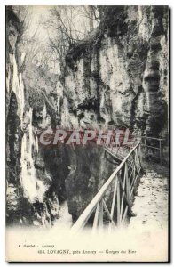 Old Postcard Lovagny near Annecy Gorges du Fier