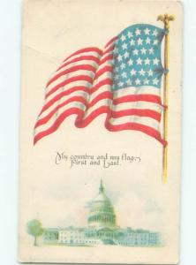 Divided-Back PATRIOTIC SCENE Great Postcard AB0303