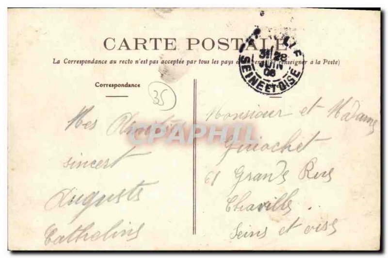 Old Postcard Old Cite Gael King Judicael Arrival Mauron