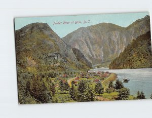 Postcard Fraser River at Yale Canada