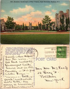 Dormitory Quadrangle, Duke University, Durham, North Carolina (27803