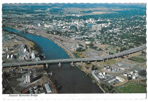 Pioneer Memorial Bridge Aerial View Sacramento River California Continental Size