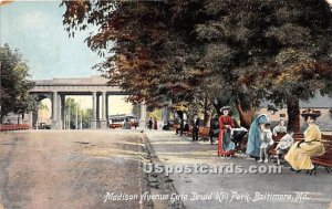 Madison Avenue Gate, Druid Hill Park in Baltimore, Maryland