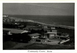 ghana, ACCRA, Community Centre (1950s) RPPC Postcard