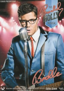 Buddy Holly The Musical Sweden Theatre Advertising Postcard