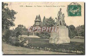 Old Postcard Rennes Tabor At Diane's Rest and the Voliere