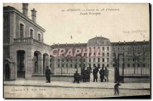 Postcard Old Barracks Army Barracks of the 38th Avignon d & # 39infanterie ma...