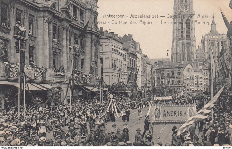 Antwerpen , Belgium , 00-10s ; Juweelenstoet , De groep van Amerika