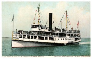 Steamer Betty Alden of Plymouth Line from Boston