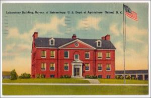 NC - Oxford. Laboratory Bldg. Bureau of Entomology, Dept of Agriculture