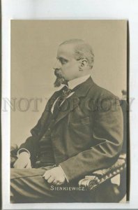 477442 Henryk SIENKIEWICZ Polish Writer NOBEL Winner Vintage Photo postcard