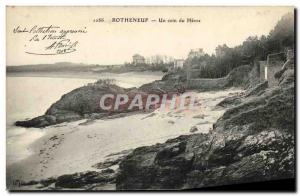 Old Postcard Rotheneuf Un Coin Du Havre