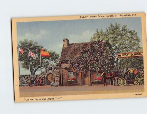 Q-14693 Horse & Buggy Tour Oldest School House St. Augustine Florida USA