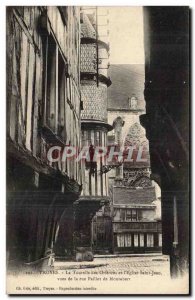 Troyes Old Postcard La Tourelle of goldsmiths and St. John & # 39eglise views...