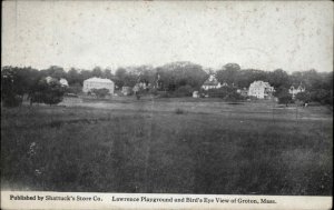 Groton Massachusetts MA Lawrence Playground c1910 Vintage Postcard