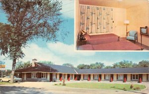 Ottawa, Ontario Canada   STARDUST MOTEL & Room ROADSIDE ca1950's Chrome Postcard