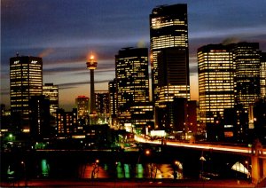 Canada Calgary At Night