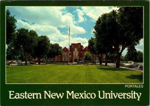 NM, Portales  EASTERN NEW MEXICO UNIVERSITY  Campus View  4X6 Postcard