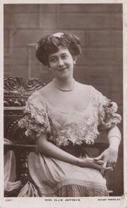 Ellis Jeffreys Actress Rare Rotary Real Photo Postcard