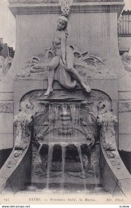 REIMS, Marne, France, 1900-1910s; Fontaine Sube, La Marne