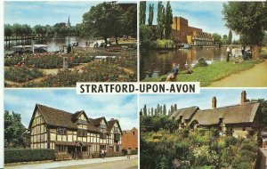 Warwickshire Postcard - Views of Stratford-upon-Avon - Holy Trinity Church ZZ730