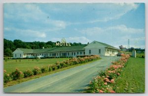 Harrisburg PA Cloverleaf Motel Pennsylvania Postcard F42