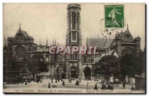 Paris - 1 - Mayor of District 1 - Old Postcard
