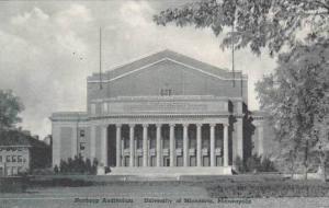 Minnesota Minneapolis Northrop Auditorium University Of 