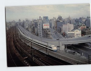 Postcard Nishi Ginza The Super Express Train of the New Tohkaido Line Japan