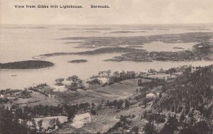 Postcard View From Gibbs Hill Lighthouse Bermuda