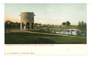 MA - Worcester. Old Mill Institute Park  ca 1906
