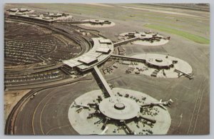 Transportation~Air View Newark Intl Airport Newark New Jersey~Vintage Postcard