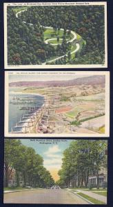 Twelve (12) different 1940's (or earlier) postcards UNUSED
