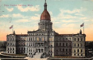 The State Capitol View Lansing MI 