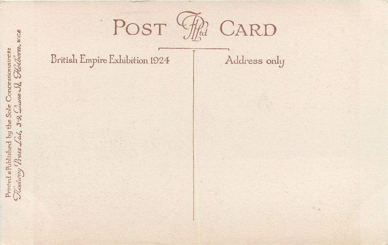 Postcard exhibitions British Empire Exhibition Malaya pavilion 1924