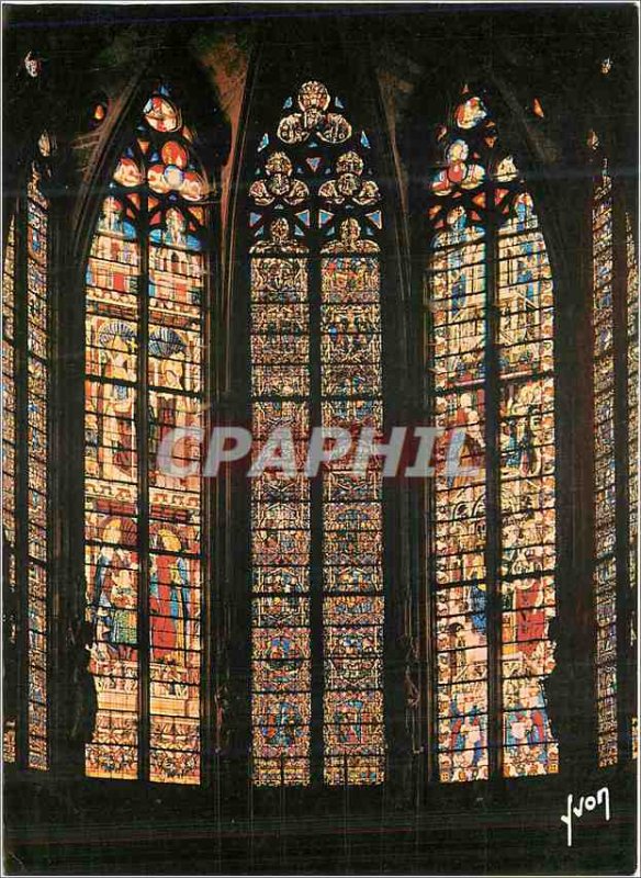 Postcard Modern Carcassonne (Aude) Saint Nazaire Basilica Stained thirteenth ...