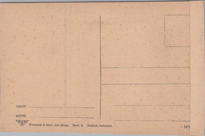 Netherlands Breda Grote Markt Vintage Postcard C394