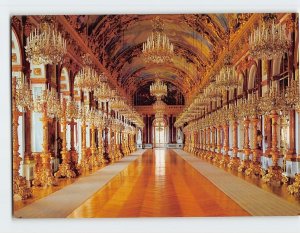 Postcard Large Gallery of Mirrors, Königsschloß Herrenchiemsee, Germany