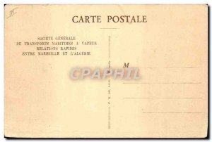 Postcard Old Ship Boat Sidi Bel Abbes SGTM