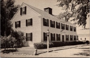 Vtg Sturbridge Massachusetts MA Front Entrance Publick House 1940s Postcard