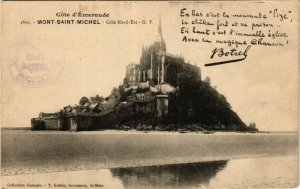 CPA Cote d'Emeraude - Mont-St-MICHEL Cote Nord-Est (209589)