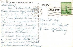 U.S. Post Office, Laurinburg NC c1943 Vintage Postcard L71