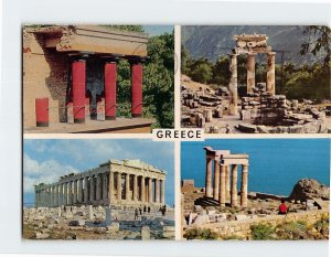 Postcard Ancient Monuments, Greece