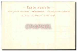Switzerland Old Postcard Traverseirung eines Gletschers