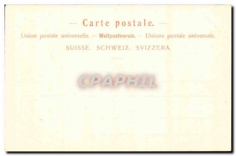 Switzerland Old Postcard Traverseirung eines Gletschers